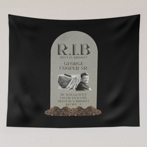 Item preview, Rest In Brisket George Cooper designed and sold by finnzokid.