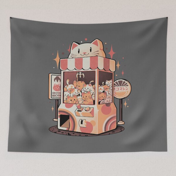 Item preview, Serotonin Machine - Cute Cats Arcade Gamer Gacha Gift designed and sold by EduEly.