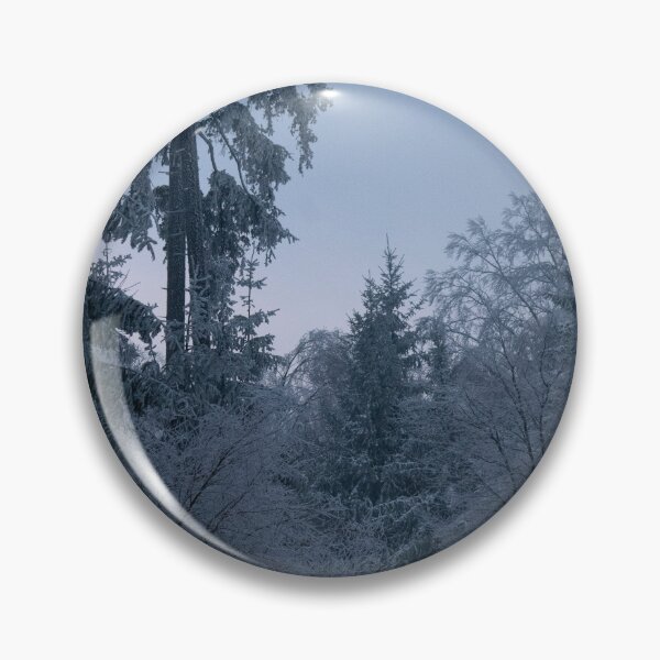 Item preview, Snowy forest path at dusk designed and sold by rhosbahu.