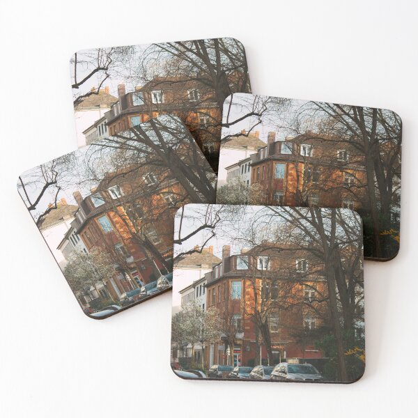 Item preview, Urban street in spring designed and sold by rhosbahu.