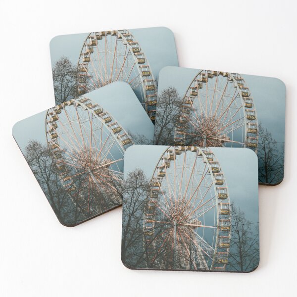 Item preview, Ferris wheel in the evening light designed and sold by rhosbahu.