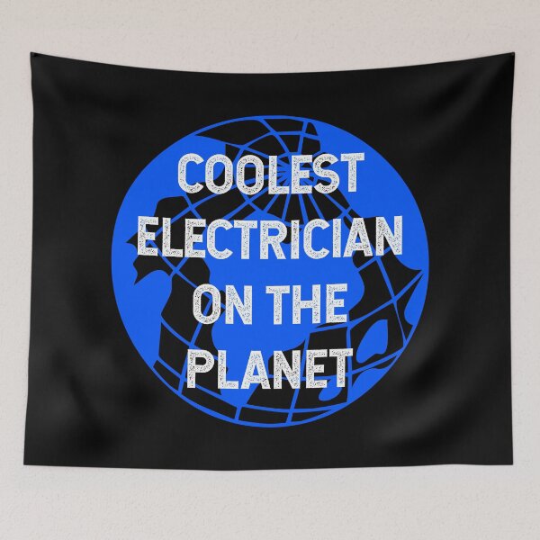 Item preview, Coolest Electrician on the Planet designed and sold by TimespunThreads.