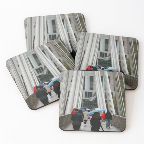 Item preview, People on the bridge in the rain designed and sold by rhosbahu.