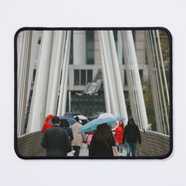 Item preview, People on the bridge in the rain designed and sold by rhosbahu.