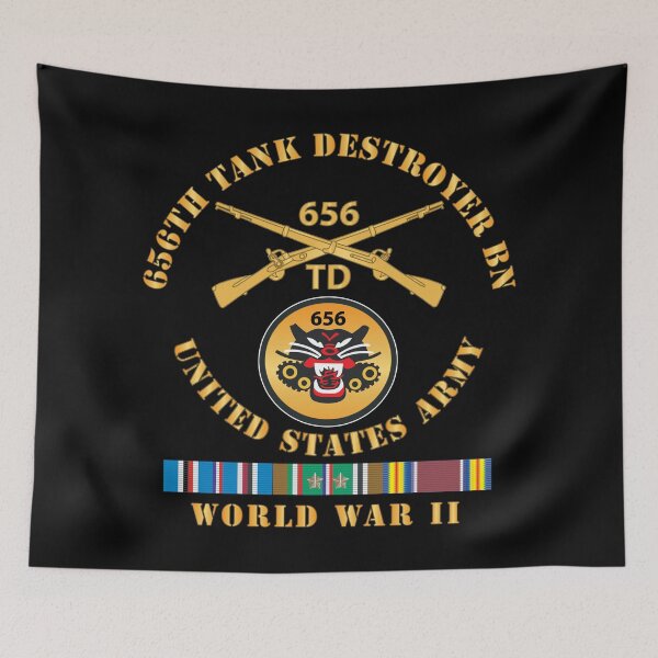 Item preview, 656th Tank Destroyer Battalion w Br WWII EUR SVC X 300 designed and sold by Military Insignia Products.
