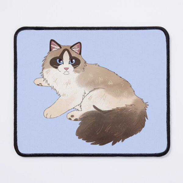 Item preview, Cute Ragdoll Cat Art designed and sold by Yaragold.