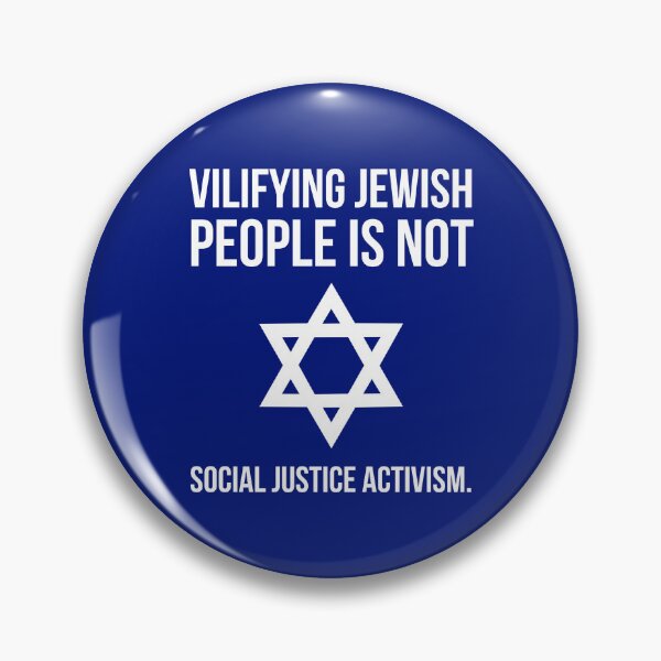 Item preview, Vilifying Jewish people is not social justice activism  designed and sold by Rachel the Artist .
