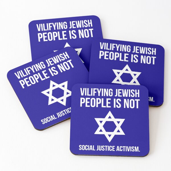 Item preview, Vilifying Jewish people is not social justice activism designed and sold by Rachel the Artist .