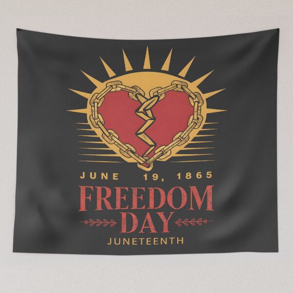 Item preview, Rising Hope Juneteenth Breaking since 1865 Chains freedom designed and sold by DrawHandArt.