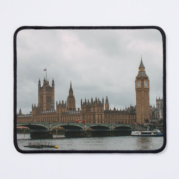 Item preview, Westminster and Big Ben on a cloudy day designed and sold by rhosbahu.