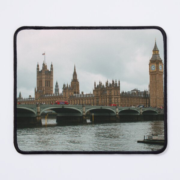 Item preview, Westminster and Big Ben on a grey day designed and sold by rhosbahu.