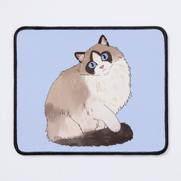Item preview, Cute Ragdoll Cat Illustration designed and sold by Yaragold.