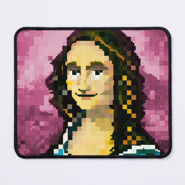 Aperçu de l'œuvre monalisa pixel créée et vendue par Timegraf.