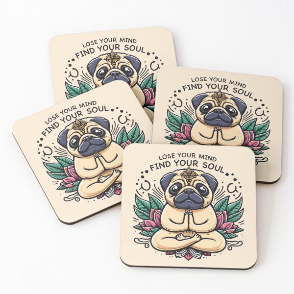 Item preview, Pug Doing Yoga  designed and sold by NawalMagdy.