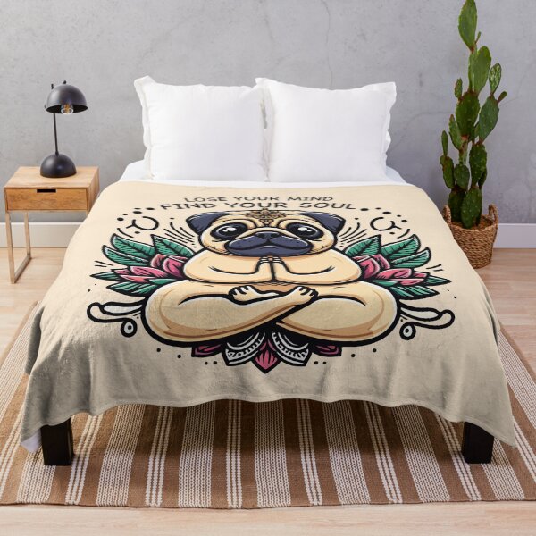 Item preview, Pug Doing Yoga designed and sold by NawalMagdy.