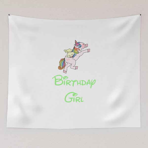 Item preview, Awesome Unicorn Birthday Girl Design #5 designed and sold by 198tees.