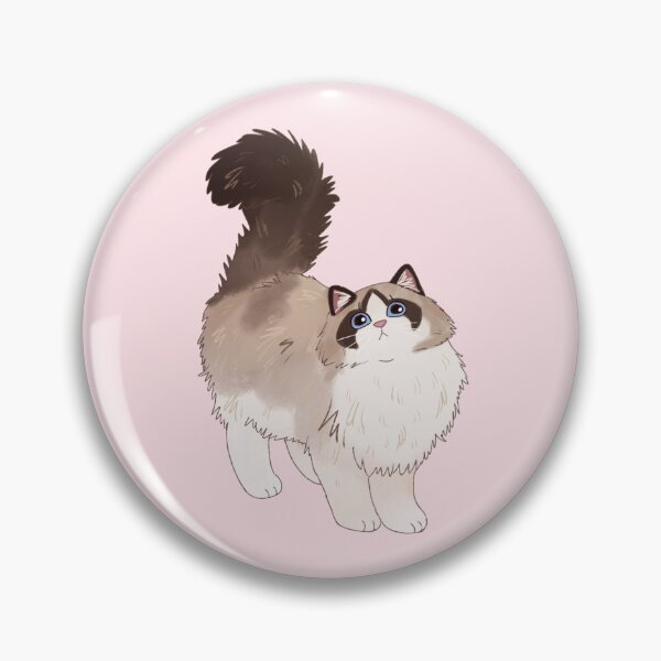 Item preview, Cute fluffy Ragdoll Cat  designed and sold by Yaragold.