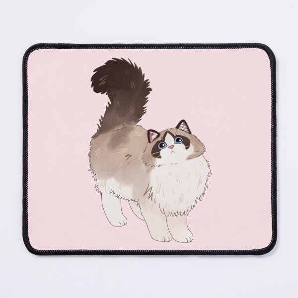 Item preview, Cute fluffy Ragdoll Cat designed and sold by Yaragold.