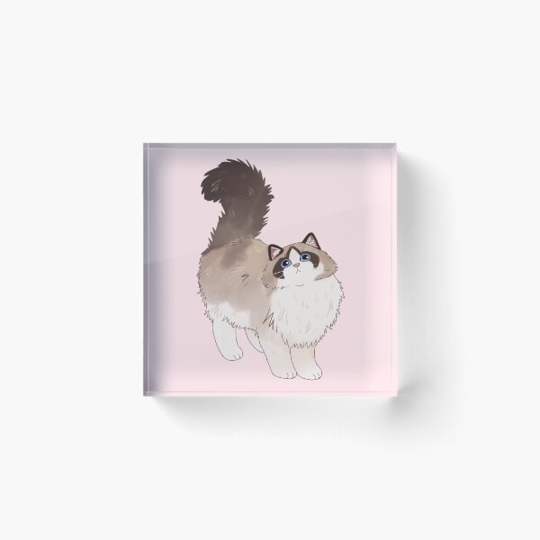 Item preview, Cute fluffy Ragdoll Cat  designed and sold by Yaragold.
