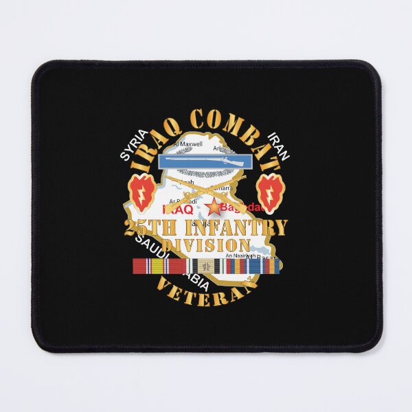 Item preview, Iraq Combat Infantry Veteran w 25th Infantry Division - DUI w IRAQ SVC X 300 designed and sold by Military Insignia Products.