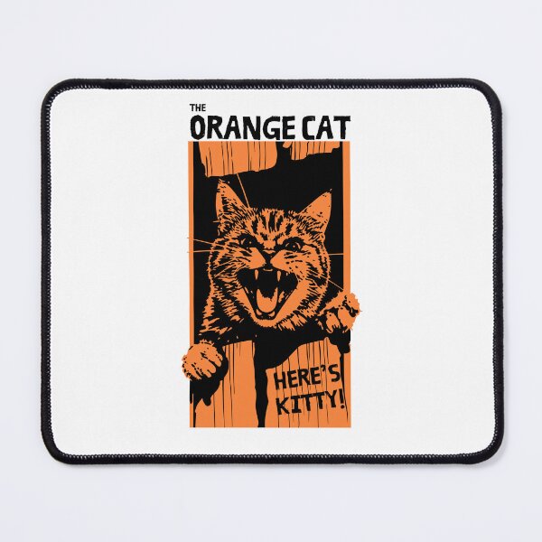 Item preview,  Here’s Kitty - Orange cat  - Shining parody white designed and sold by Loffartdesign.