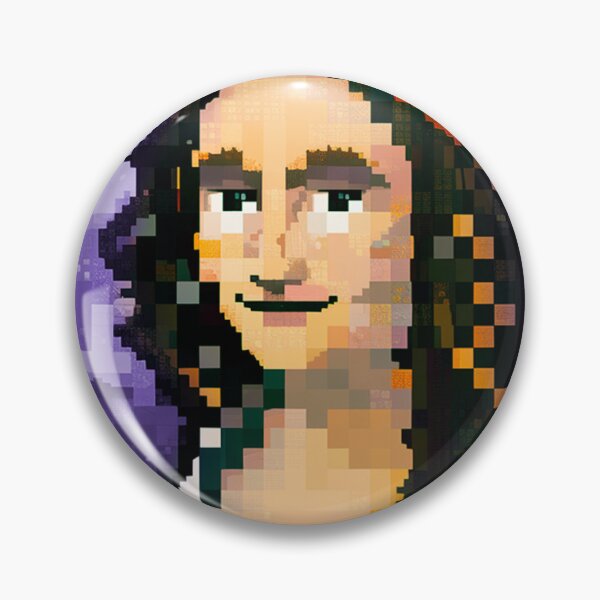 Aperçu de l'œuvre monalisa pixel créée et vendue par Timegraf.