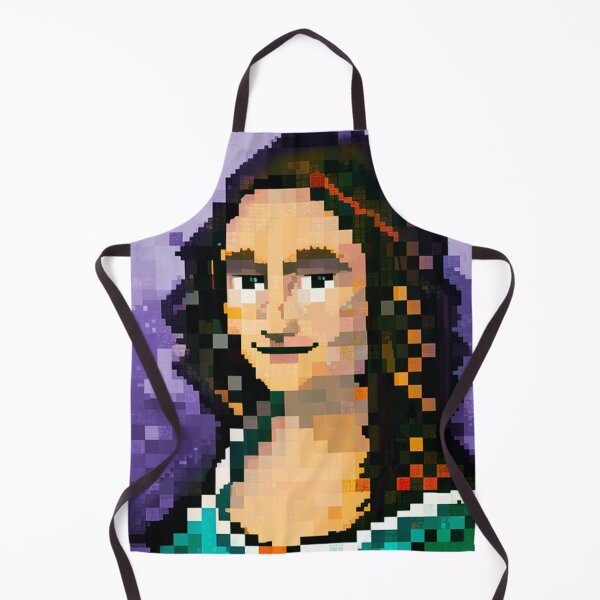 Aperçu de l'œuvre monalisa pixel créée et vendue par Timegraf.