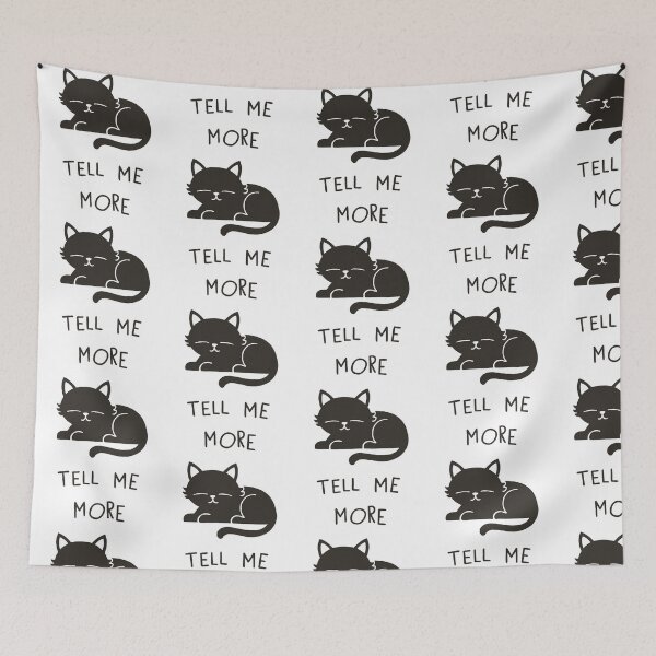 Item preview, Tell Me More Cat designed and sold by Krieghorn.
