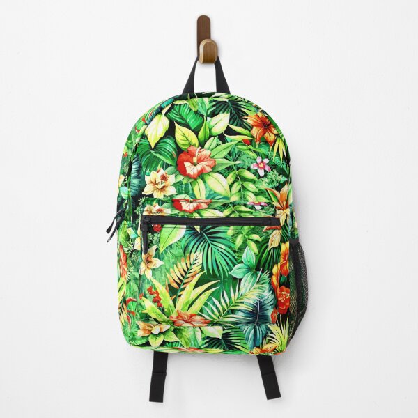 Item preview, Tropical Leaves & Flowers Bright Seamless Pattern designed and sold by VikArtStudio.