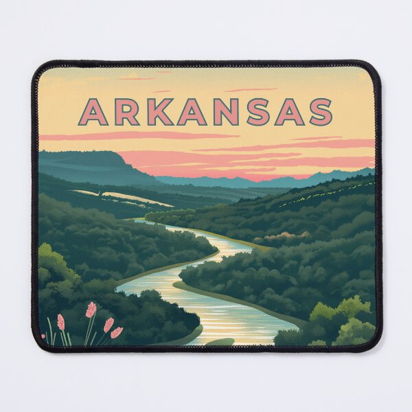 Item preview, Arkansas Wilderness Travel Poster designed and sold by YegMark.
