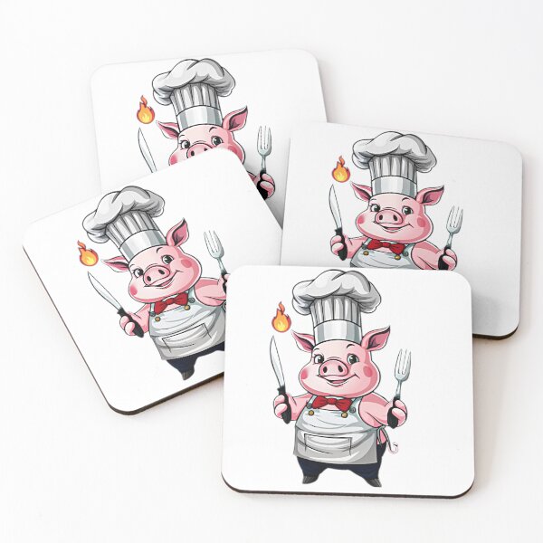 Item preview, Cute Chef Pig designed and sold by BlissfulBlossom.
