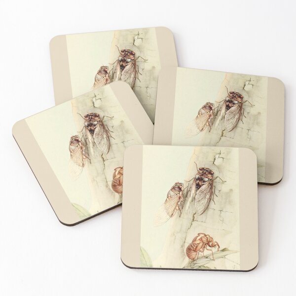 Item preview, Cicadas Locusts Vintage Illustration designed and sold by collageDP.