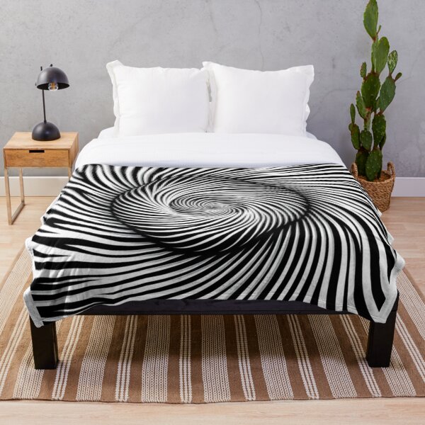 Item preview, Hypnotic Black and White Pattern designed and sold by ArtemisDesignAI.