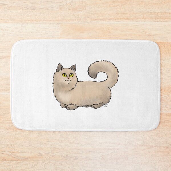 Item preview, Cat - Munchkin Cat - Cream Longhair designed and sold by Jennifer Stolzer.