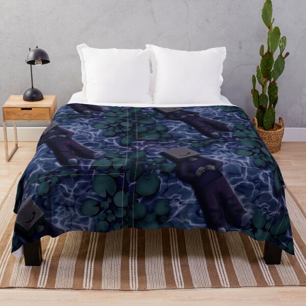 Item preview, Boxhead chilling in a pond at night designed and sold by Hunnyabee.