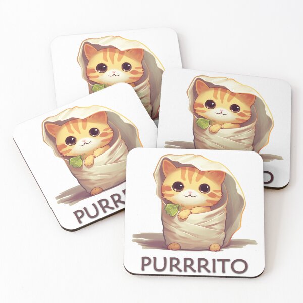 Item preview, Purrito, a cat in a wrap designed and sold by Mikakujumi.