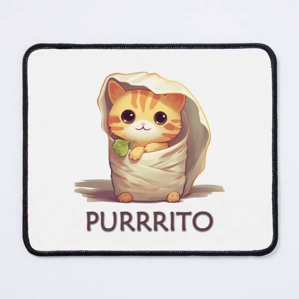 Item preview, Purrito, a cat in a wrap designed and sold by Mikakujumi.