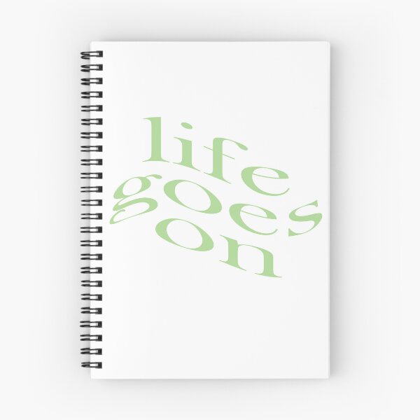 Item preview, Life Goes On - Quote in Green designed and sold by MagnoliaLamb.
