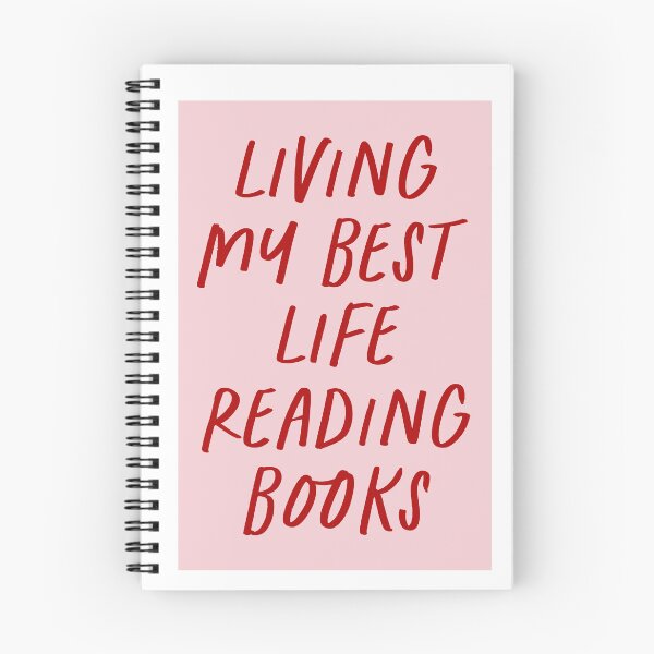 Item preview, Viviendo mi mejor vida leyendo libros - Rosa designed and sold by NextPageDesigns.