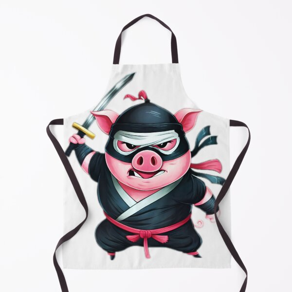 Item preview, Ninja Pig designed and sold by BlissfulBlossom.