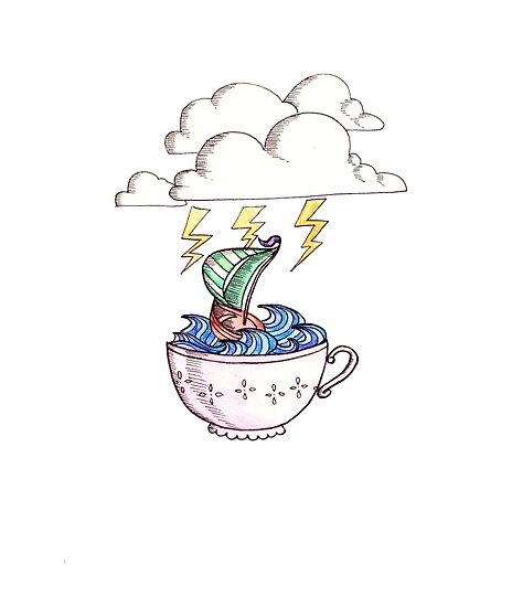 be a storm in a teacup