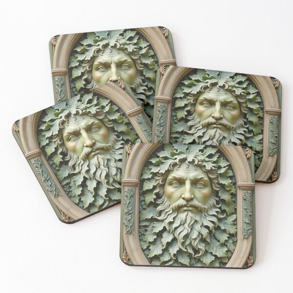 Item preview, The Green Man in Stone designed and sold by NouveauAge.