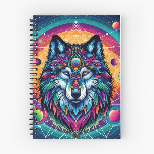 Item preview, Galactic Canine Mystique: The Psychedelic Space Wolf Odyssey designed and sold by ThingStore.