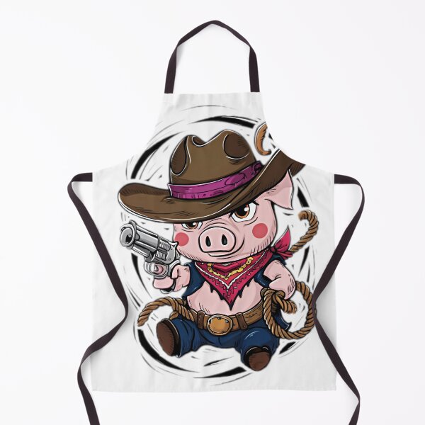 Item preview, Cowboy pig designed and sold by BlissfulBlossom.