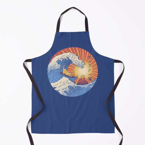 Item preview, Kanagawa Wave Surfing Cat by Tobe Fonseca designed and sold by Tobe Fonseca®.