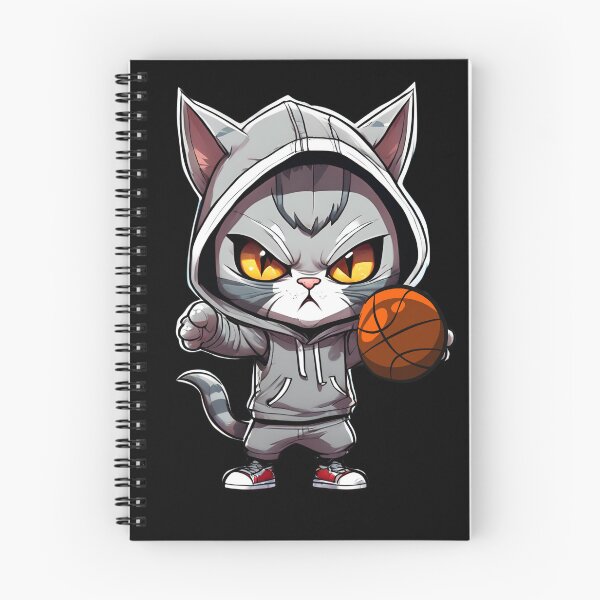 Item preview, Cat wearing a cool hoodie playing basketball designed and sold by DestinyComplex.