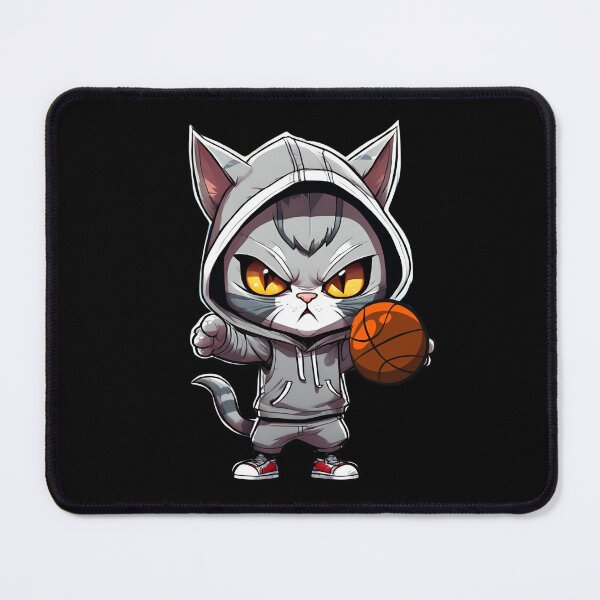Item preview, Cat wearing a cool hoodie playing basketball designed and sold by DestinyComplex.