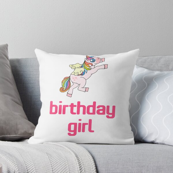 Item preview, Awesome Unicorn Birthday Girl Design #7 Pink designed and sold by 198tees.