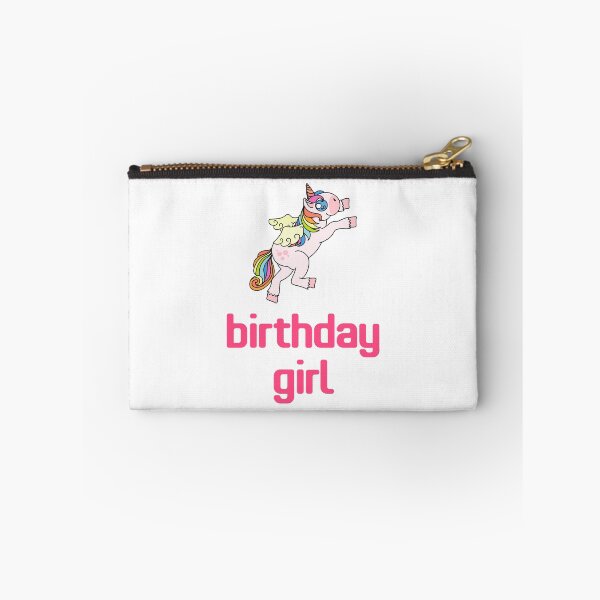 Item preview, Awesome Unicorn Birthday Girl Design #7 Pink designed and sold by 198tees.