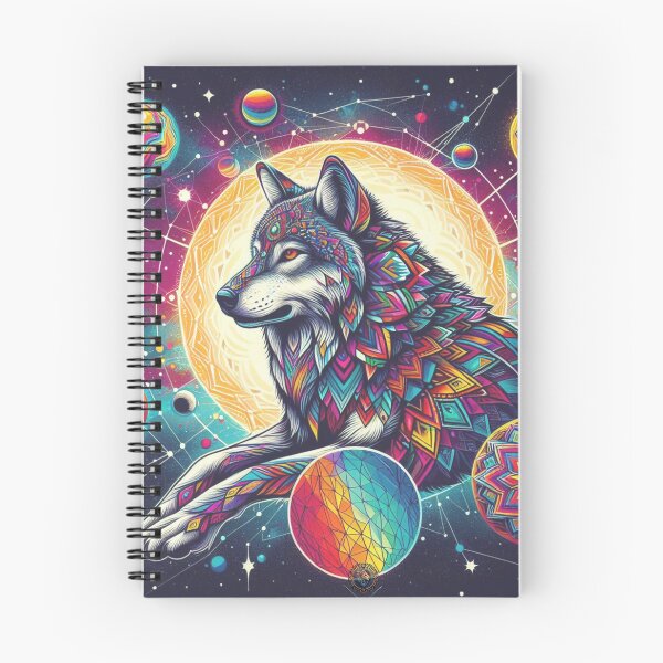 Item preview, Galactic Canine Mystique: The Psychedelic Space Wolf Odyssey designed and sold by ThingStore.